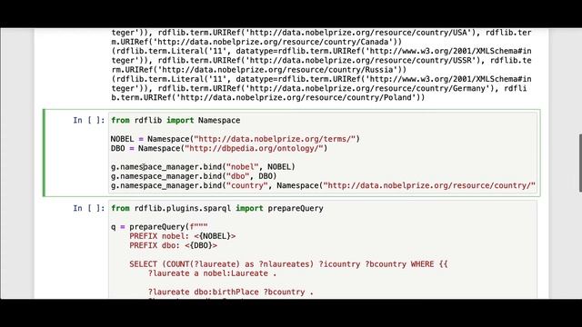 Printing RDFLib SPARQL results and exporting to CSV смотреть онлайн