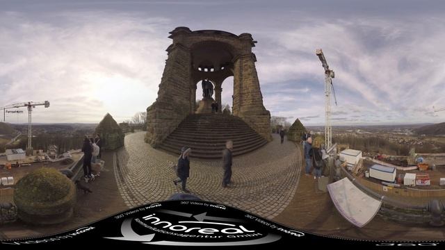 Porta Westfalica Kaiserdenkmal in 360° смотреть онлайн