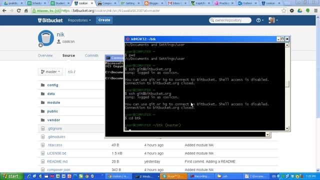 Как да участвам в проектите? Git, RSA keys, bitbucket, composer, WAMP, XAMP, vhost смотреть онлайн