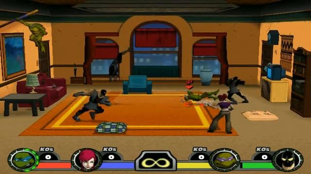 TMNT: Mutant Melee - Professional 100% Walkthrough - Leonardo's Story - Part 1 смотреть онлайн