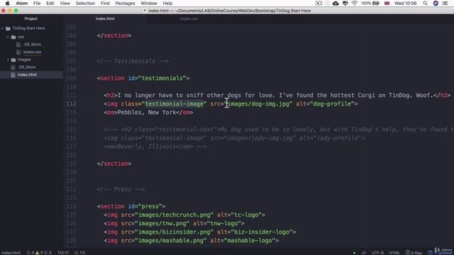 Day 58 - Web Foundation Bootstrap - 18. The Bootstrap Carousel Part 1 смотреть онлайн