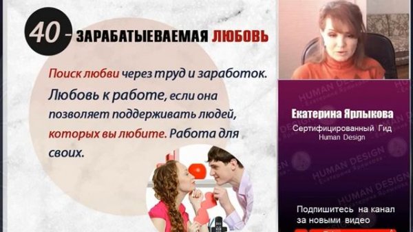 Human Design — Дизайн Человека 40 ворота - Зарабатываемая любовь