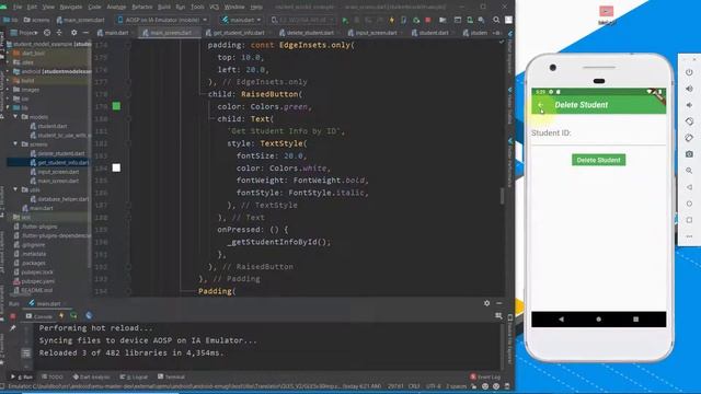 Building the get information Screens by Flutter with SQLite(student model example)part#7 смотреть онлайн
