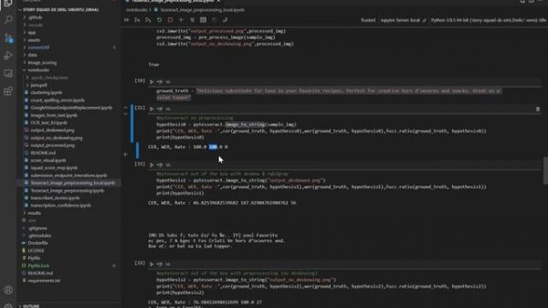 Tesseract-OCR extracting  handwritten text