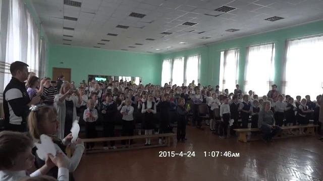 Неделя экологии в начальной школе. Песня "Аист на крыше" смотреть онлайн