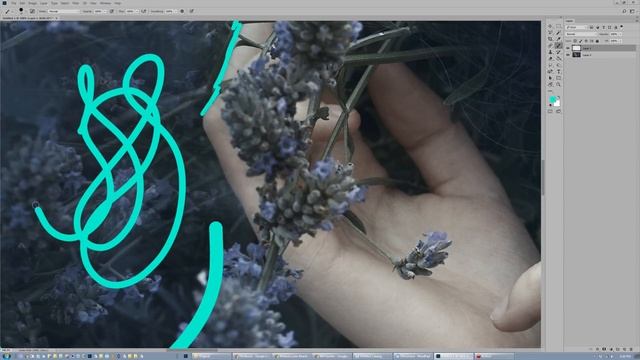 What Is That Purple Line On My Brush Tool In Photoshop CC2018? смотреть онлайн