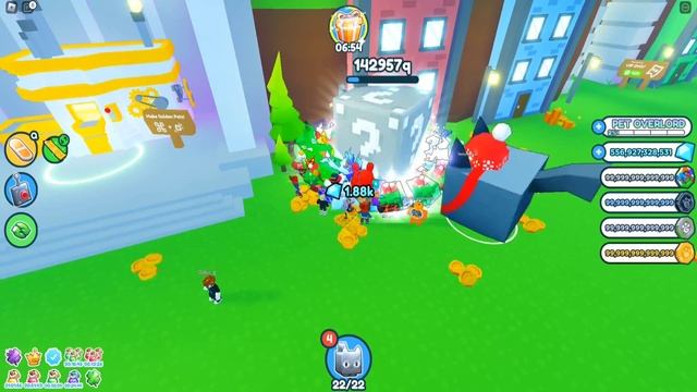 I Broke MANY HUGE LUCKY BLOCKS & Hatched THIS ? From Rainbow Block Update in Pet Simulator X Roblo смотреть онлайн