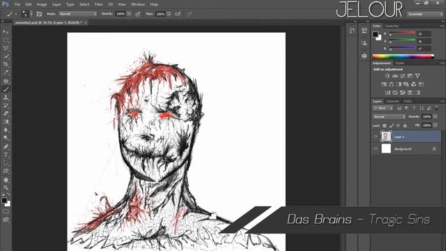 Monster - Speed art (Photoshop) | Jelour