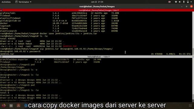 Cara copy docker images dari server ke server #dockertutorial смотреть онлайн