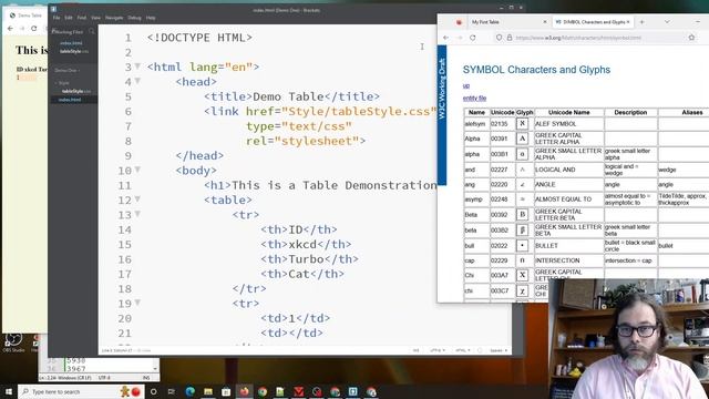 Make A HTML Table смотреть онлайн