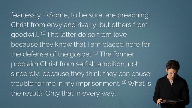 Philippians 1 - Daily Bible Reading смотреть онлайн