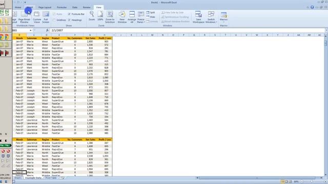 15.1 Working with Custom Views - MS Excel (Urdu) - MS Office 2010 Tutorials смотреть онлайн
