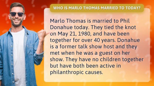 Who is Marlo Thomas married to today? смотреть онлайн