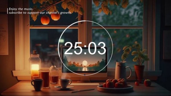 60/10 Pomodoro Timer ★︎ 3-HOUR LATE NIGHT STUDY ★︎ The Sound Of The Late Night ★︎ Focus Station