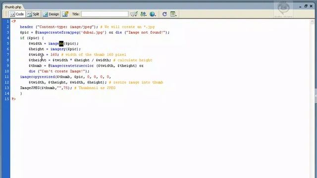 phpadv 09 01 tips how to create thumbs from image смотреть онлайн