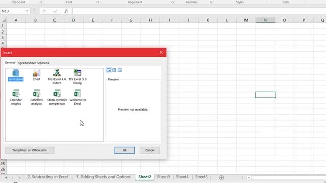 Adding Sheets in Excel смотреть онлайн