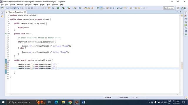 JAVA FAQ # 72 || How to create Daemon threads in Java? смотреть онлайн