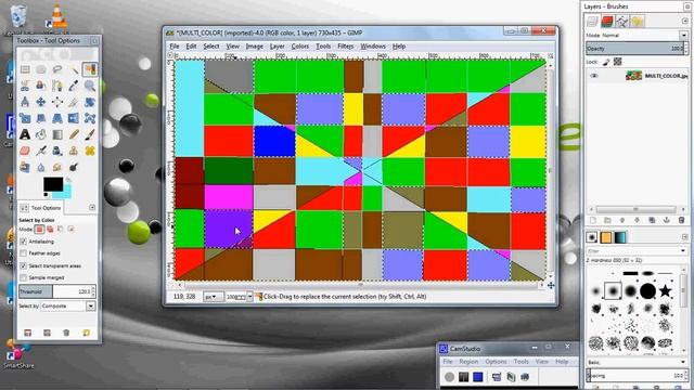 Gimp Toolbox page 28 Select by Color Tool смотреть онлайн