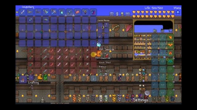 How to get every sword in Terraria PC!!! (Builders Workshop) смотреть онлайн