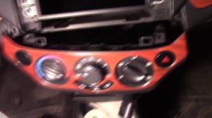 Aveo T250 подсветка печки!