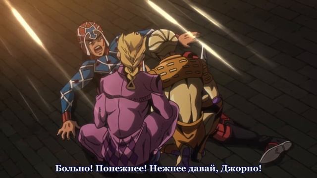 Джорно лечит Мисту-Невероятное приключение ДжоДжо: Золотой ветер (Озвучка от Arik) смотреть онлайн