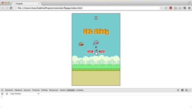 Flappy Bird #2 HTML5 Game Programming Tutorial javascript смотреть онлайн