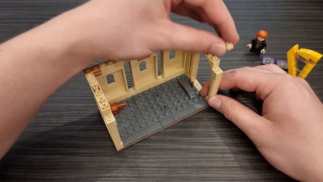 Cборка LEGO Harry Potter Хогвартс: пушистая встреча | LEGO Hogwarts: Fluffy Encounter 76387 build смотреть онлайн