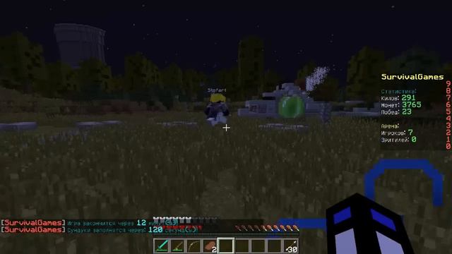 НЕ ЗРЯ РИСКНУЛ! 32 HUNGER GAMES - MINECRAFT CRISTALIX смотреть онлайн