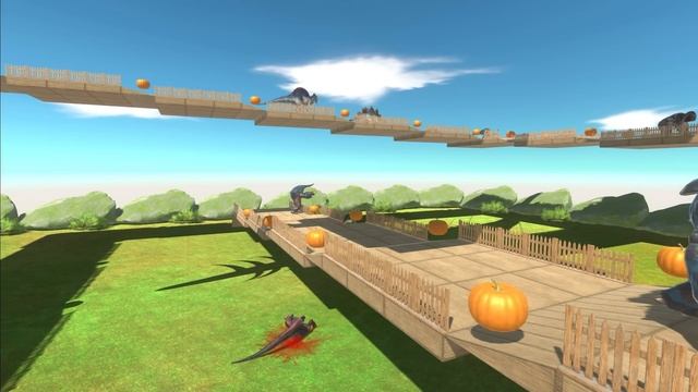 KING T-REX and BRACHIOSAURUS Deathrun vs SHINCHAN CHOP and FRANKLIN in Animal Revolt Battle Simulat смотреть онлайн