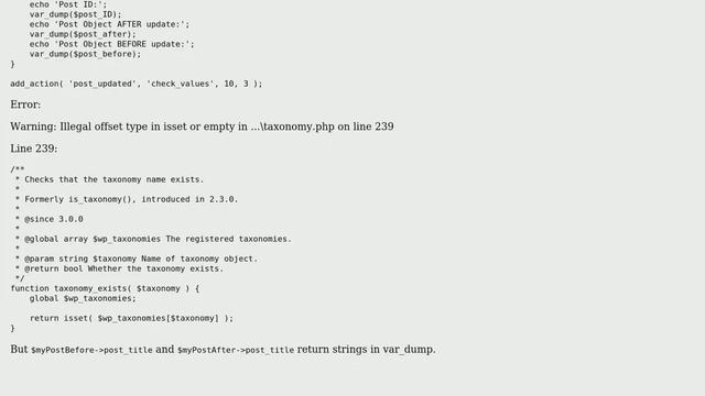 Wordpress: Nothing happends on post_update смотреть онлайн