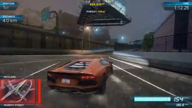 NFS Most Wanted 2012 using GTX 460 смотреть онлайн
