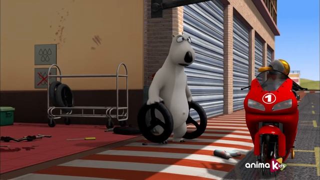 2-45. Бернард - Мотоспорт (Bernard Bear - Motorcycling) HD смотреть онлайн