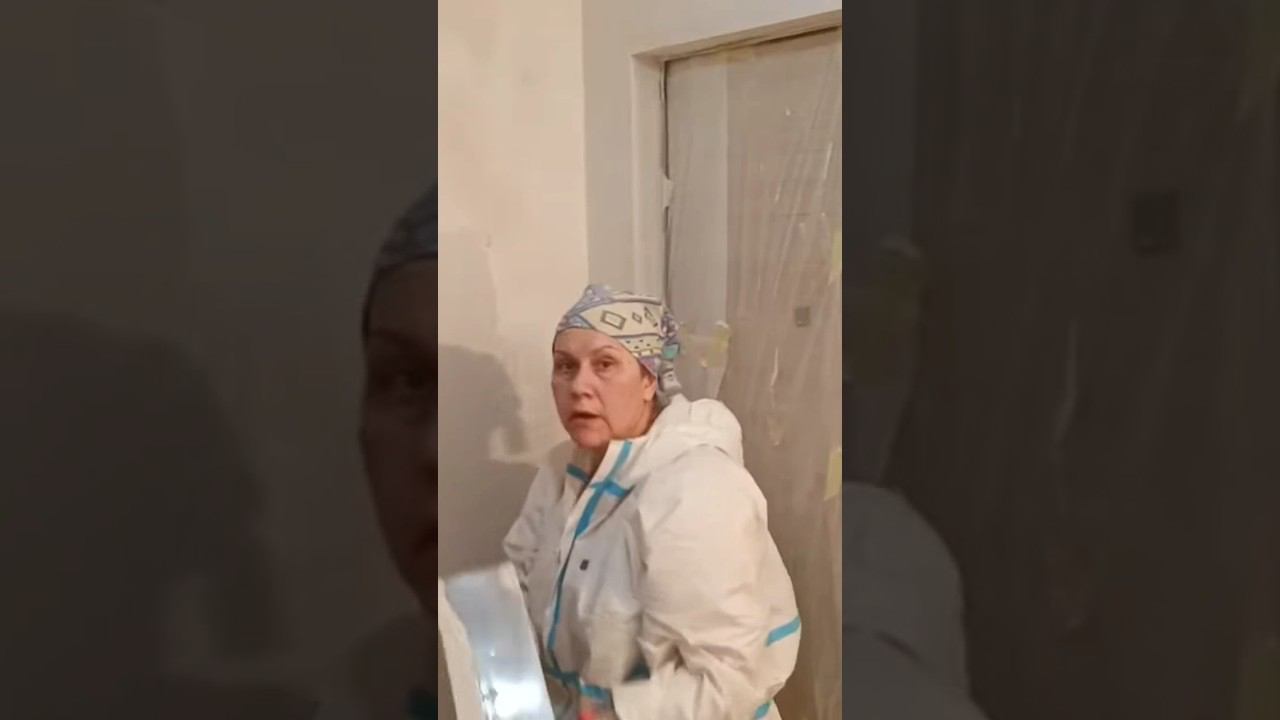 Шпаклевание стен #шпаклевка #гипсовая #гладилка смотреть онлайн