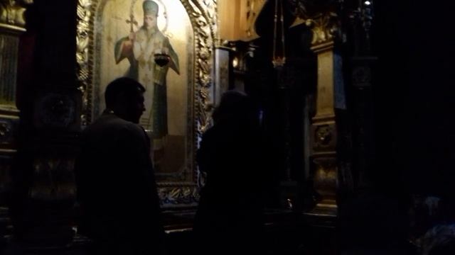 Прикладываем болящих детей к мощам святителя Иоасафа Белгородского в Спасо-Преображенском соборе смотреть онлайн