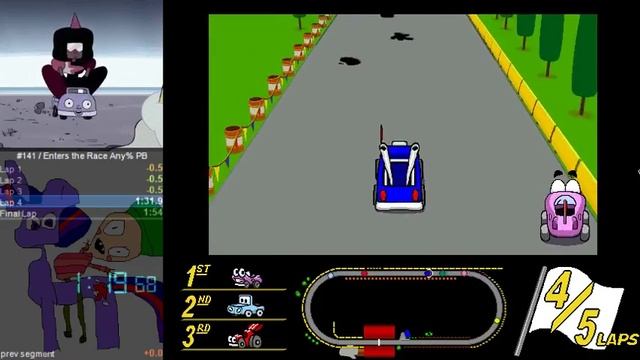 Putt-Putt Enters the Race Speed Run - (1:52) смотреть онлайн