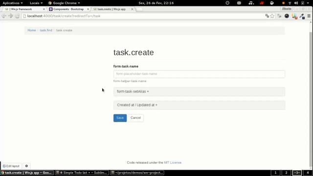 Creating a simple to-do list system with We.js смотреть онлайн