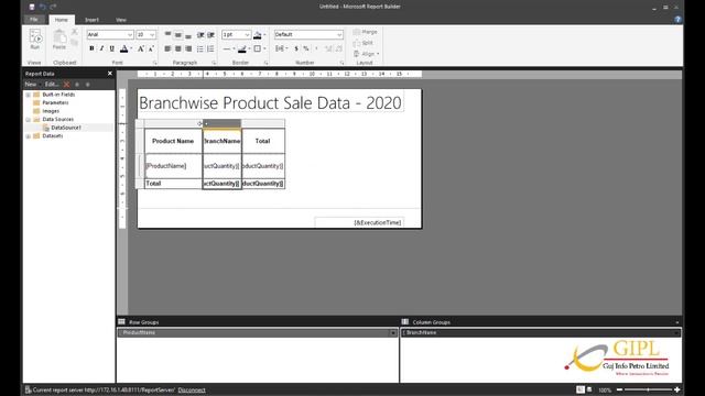 SSRS - Column Grouping смотреть онлайн