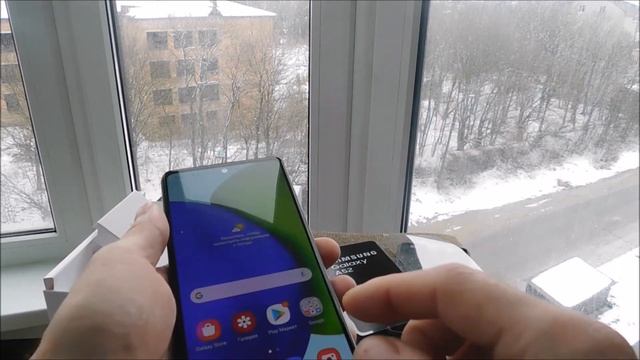 Samsung а52: распаковка и обзор