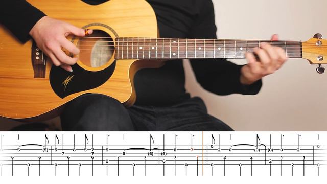 Nine pound hammer fingerstyle acoustic guitar cover tutorial tabs ( guitarclub4you) смотреть онлайн