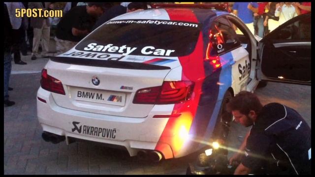 BMW F10 M5 Safety Car Akrapovic Exhaust, from BMW M Experience смотреть онлайн