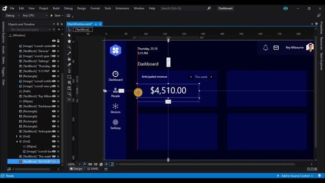 WPF Tutorial : XAML UI design in Visual studio blend 2019 | DASHBOARD | C# WPF | Source Code смотреть онлайн
