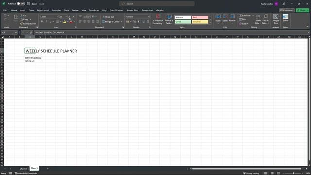 EXCEL: Filter Function + Weekly Schedule Planner смотреть онлайн