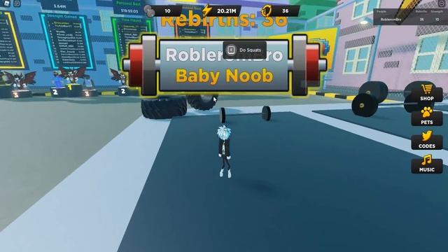 VIP СТРОНГМЕН! ПОТРАТИЛ 600 РОБУКСОВ НА НОВЫЙ ГЕЙМПАСС! ROBLOX Strongman Simulator смотреть онлайн