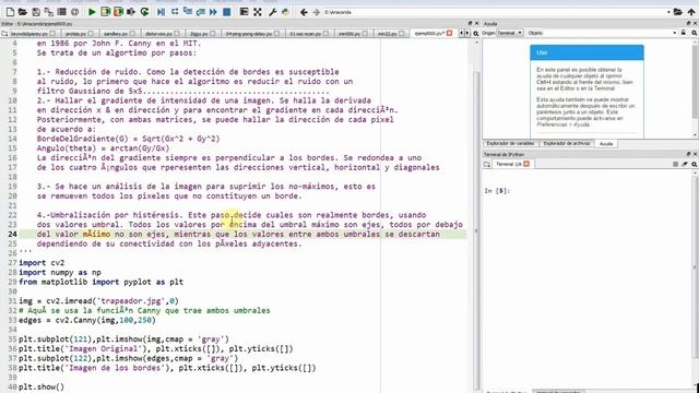 OpenCV + Python: Detección de bordes por Canny смотреть онлайн