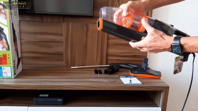 Aspirador de Pó Vertical Philco 2 em 1 Ciclone Force. смотреть онлайн