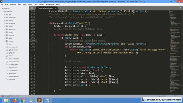 #33 Make E-com website in Laravel 5.6 | Detail Page - Correct Attributes Issues | Font Awesome Path смотреть онлайн