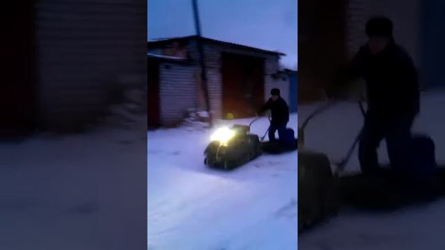 Пахус 550 13 л.с. (склизы) по малому снегу смотреть онлайн