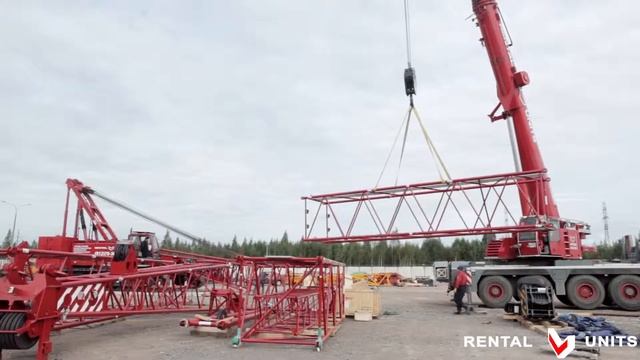 Сборка гусеничного крана SANY SCC 1000 смотреть онлайн