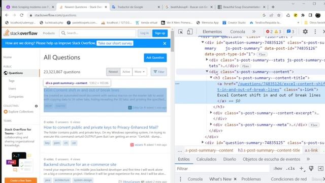 Web Scraping moderno con Python usando Scrapy Seleniun смотреть онлайн