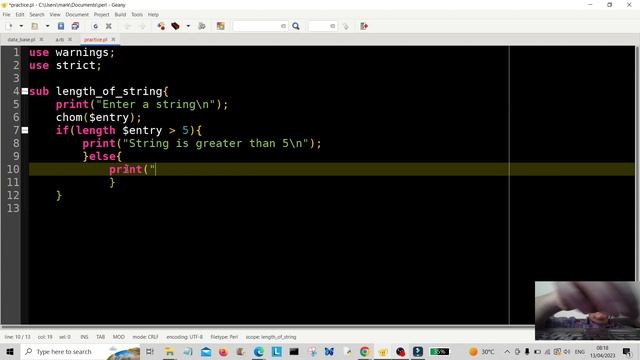 Perl Programming - Check String Length 2023 смотреть онлайн